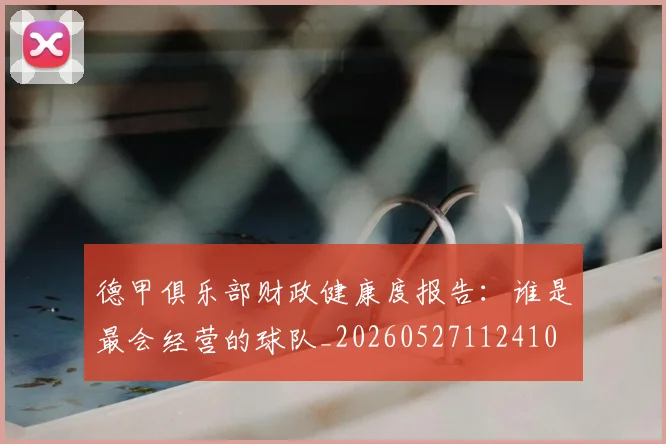 德甲俱乐部财政健康度报告:谁是最会经营的球队_20260527112410