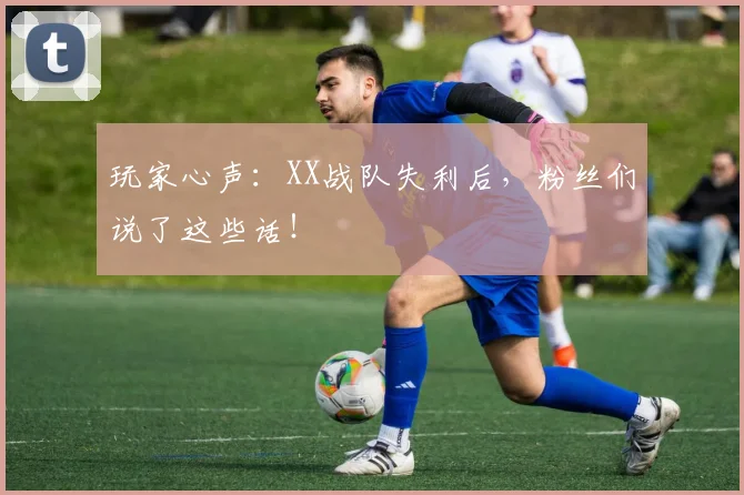 玩家心声：XX战队失利后，粉丝们说了这些话！